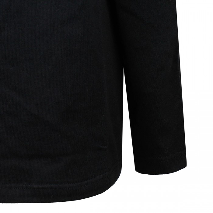 Long-sleeved black top