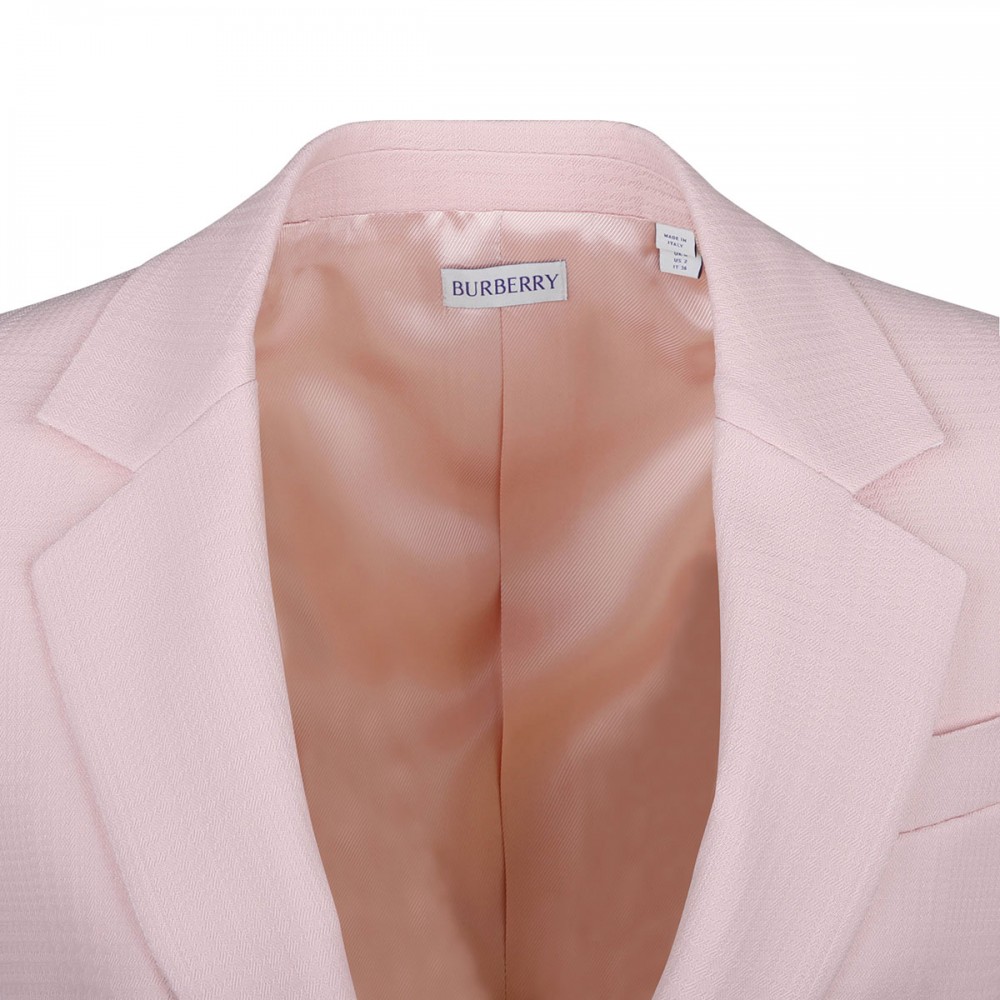 Pink wool blazer