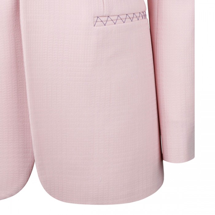 Pink wool blazer