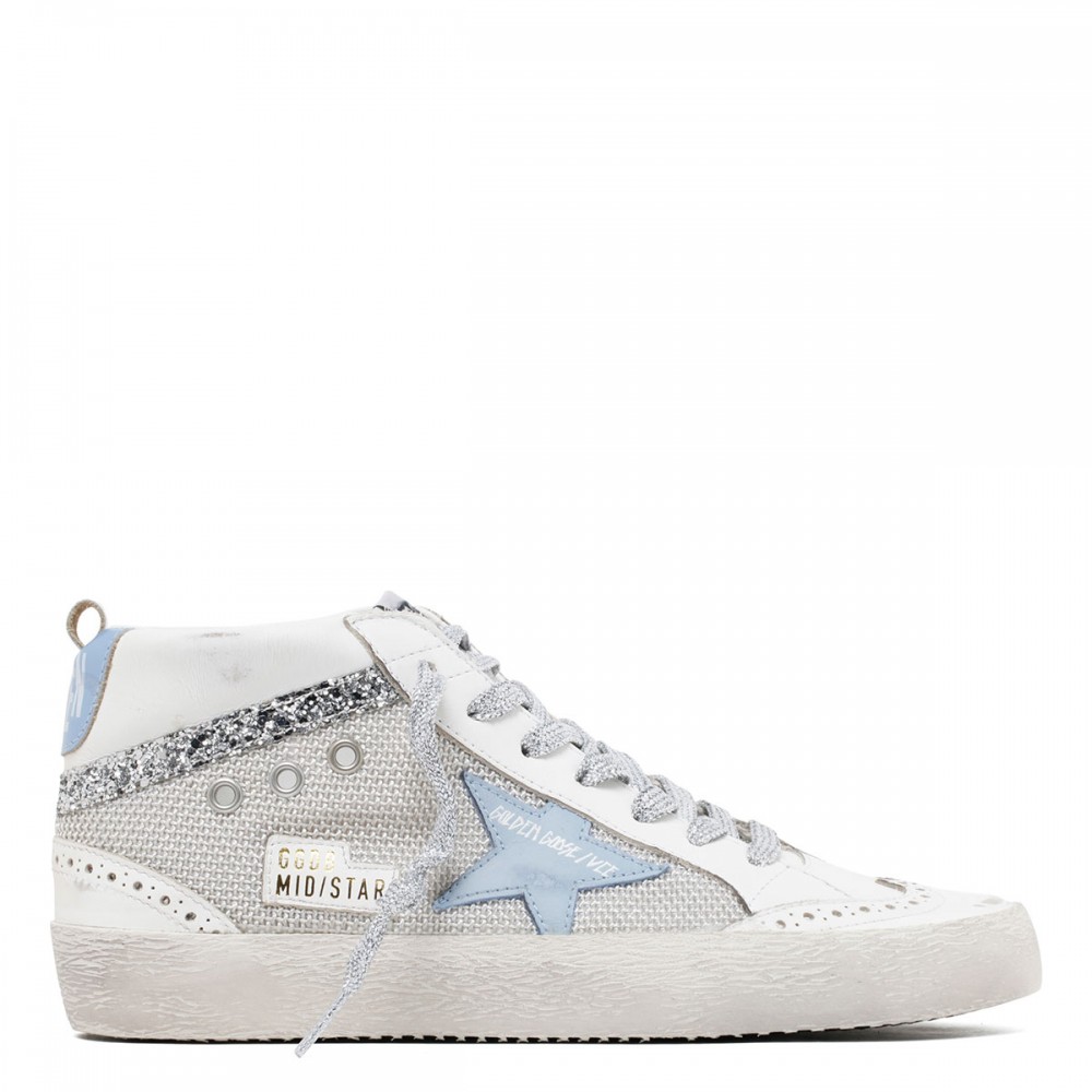 MidStar leather and mesh sneakers