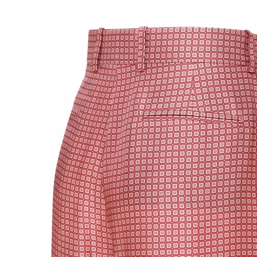 Printed wide leg fluid pants 2