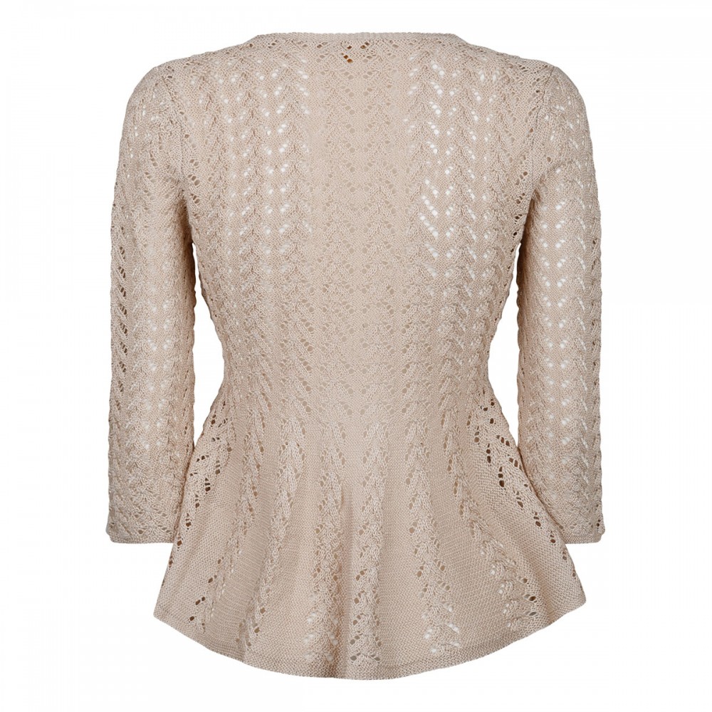 Natura knit lace top