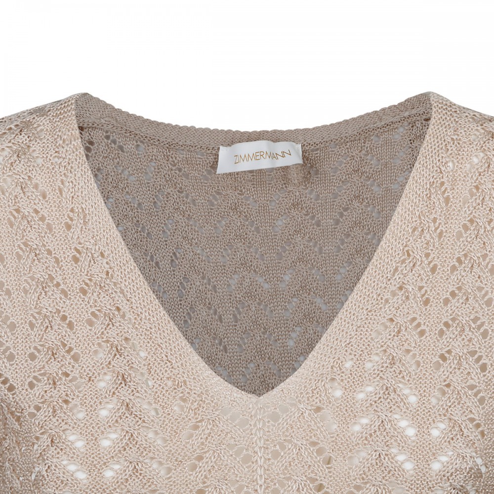 Natura knit lace top