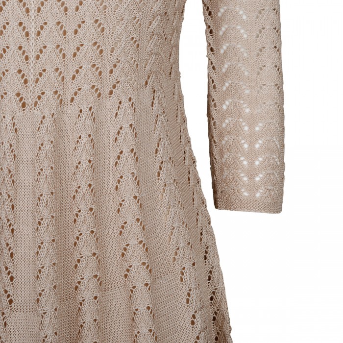 Natura knit lace dress