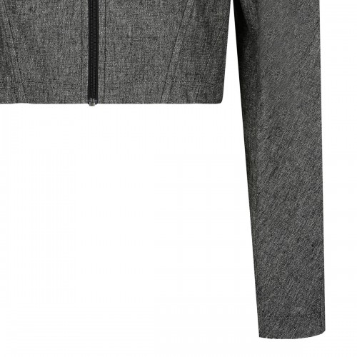 Gray cropped jacket 2