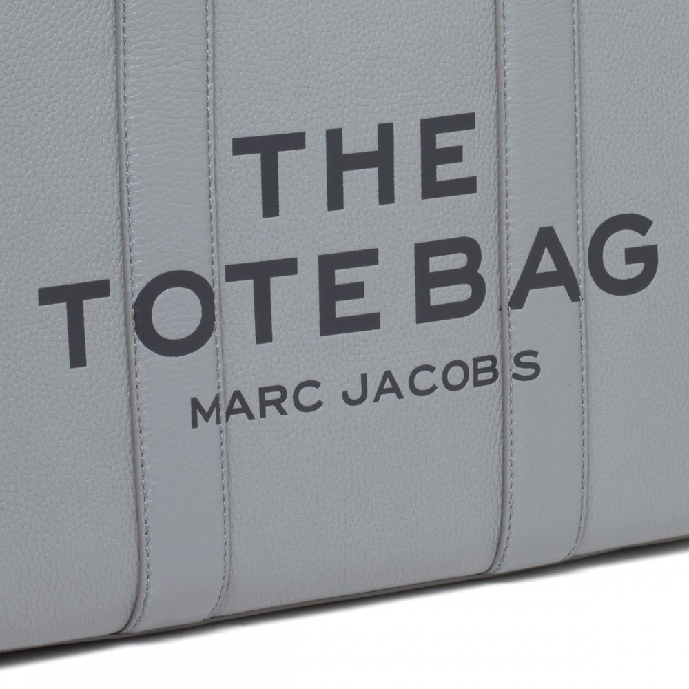 The leather medium tote bag