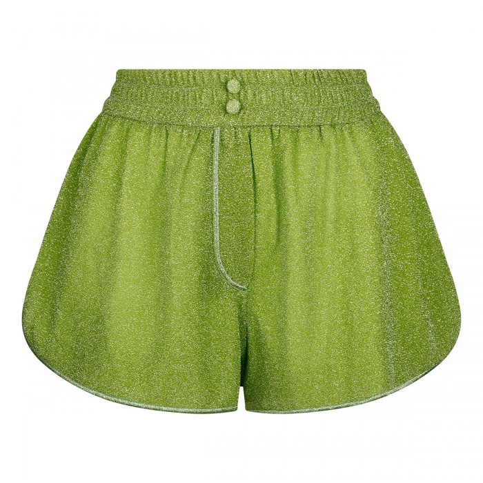 Lumière lime-hue shorts
