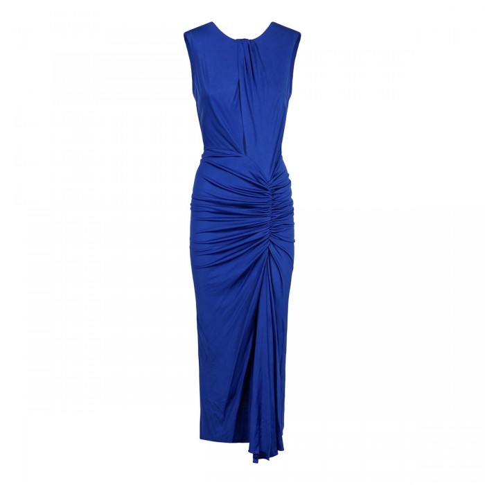 Triss silk-blend jersey dress