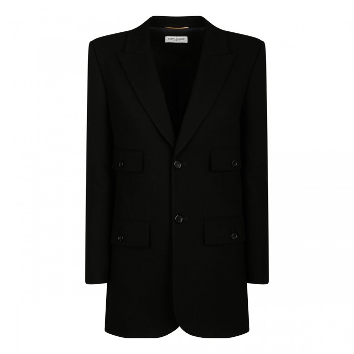 Black crepe jacket