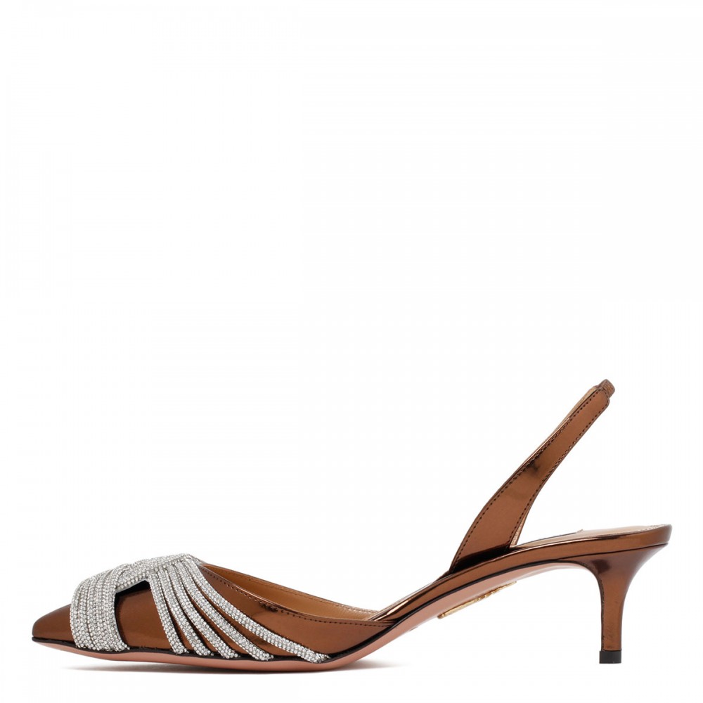 Gatsby slingback pumps