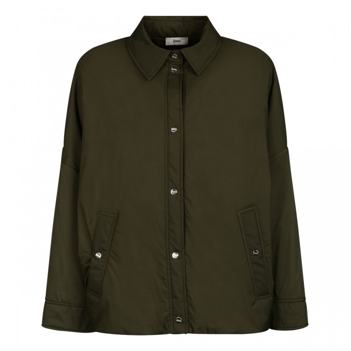 Army green windproof jacket