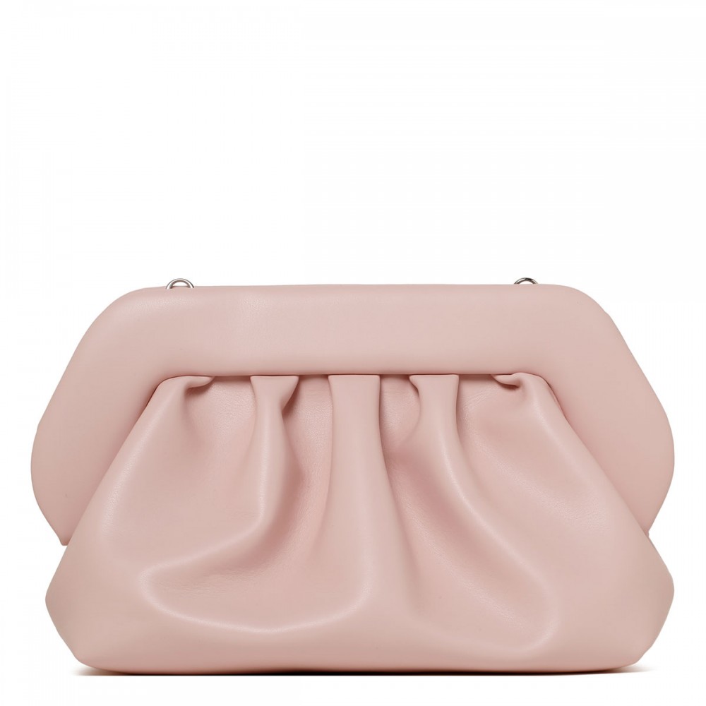 Bios pink vegan fabric clutch