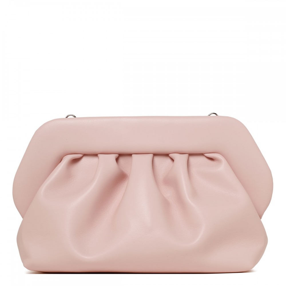 Bios pink vegan fabric clutch