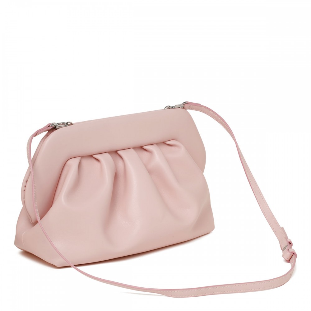 Bios pink vegan fabric clutch