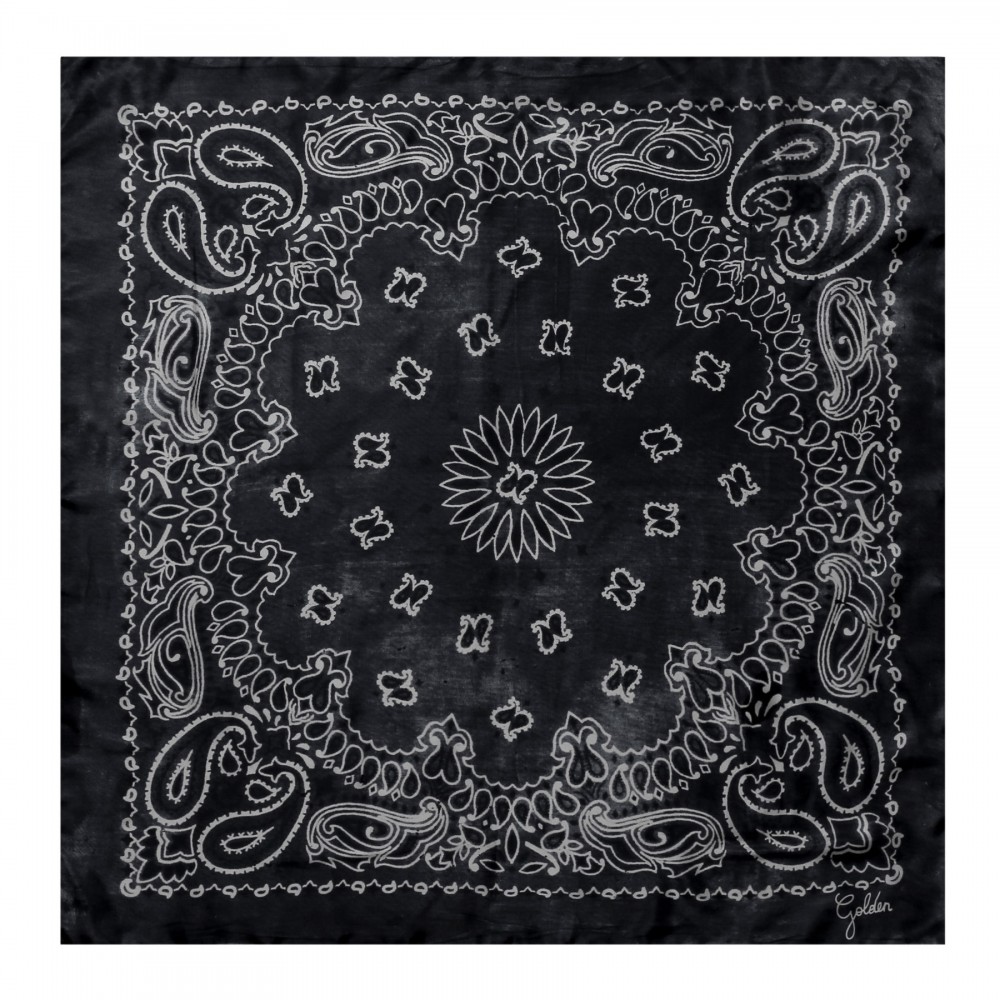 Paisley print scarf
