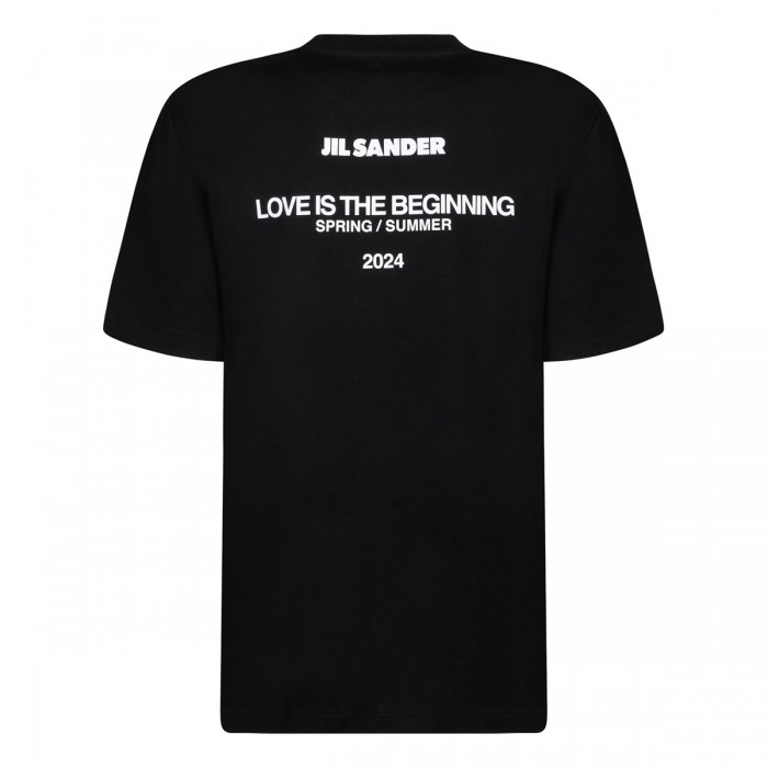Black T-shirt with back print