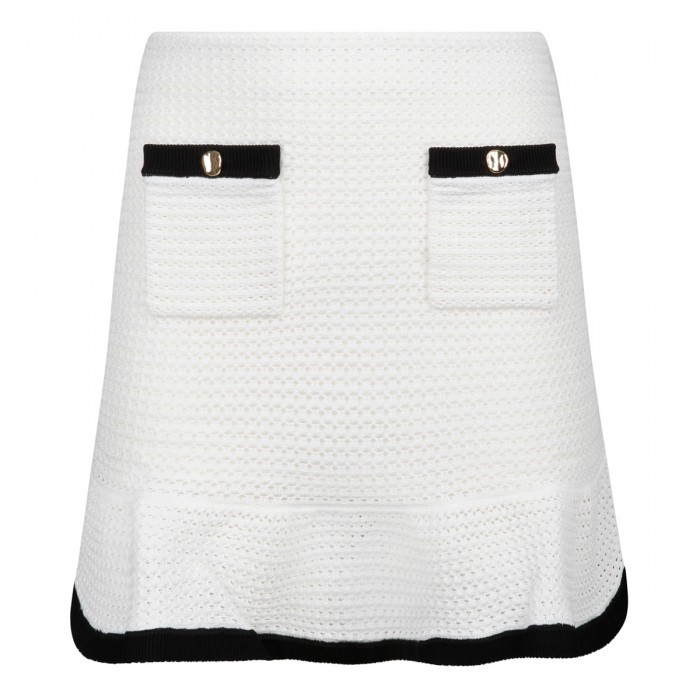 White crochet skirt