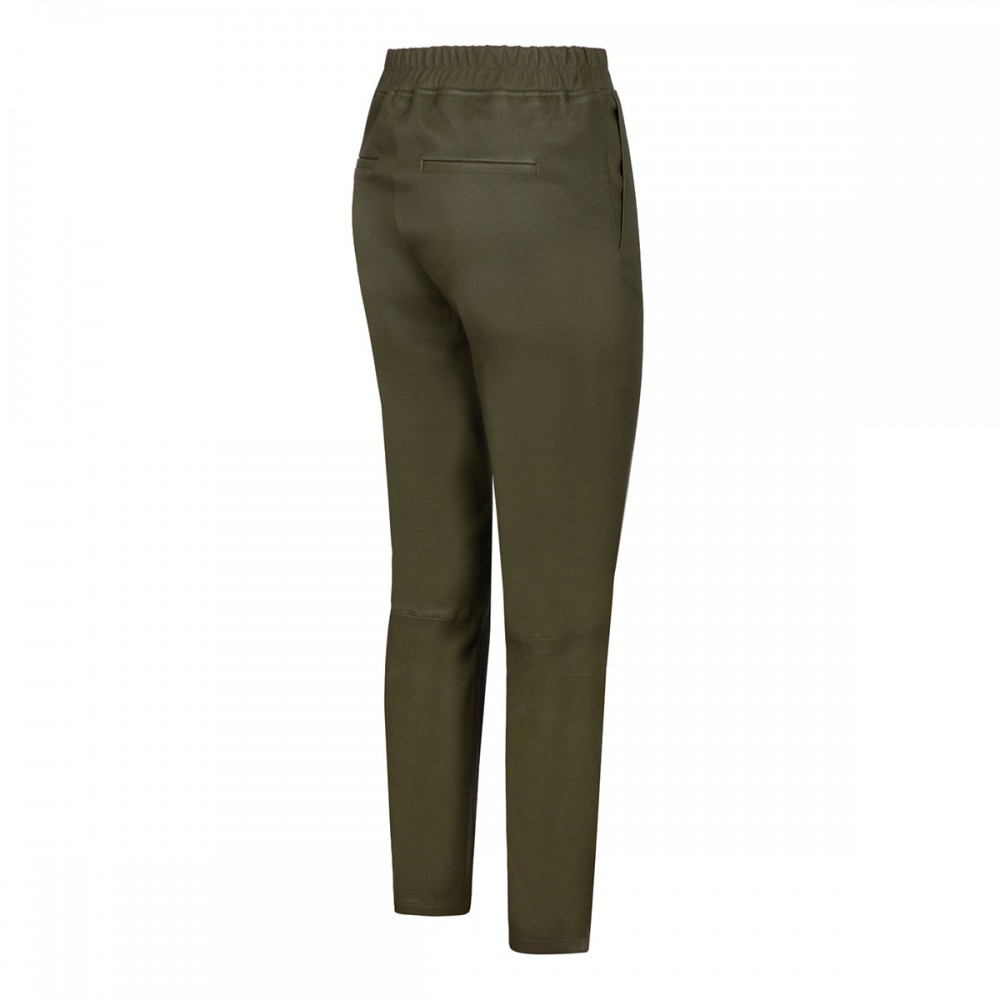 Provence stretch leather pants