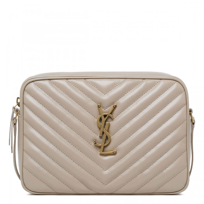 Lou dark beige camera bag