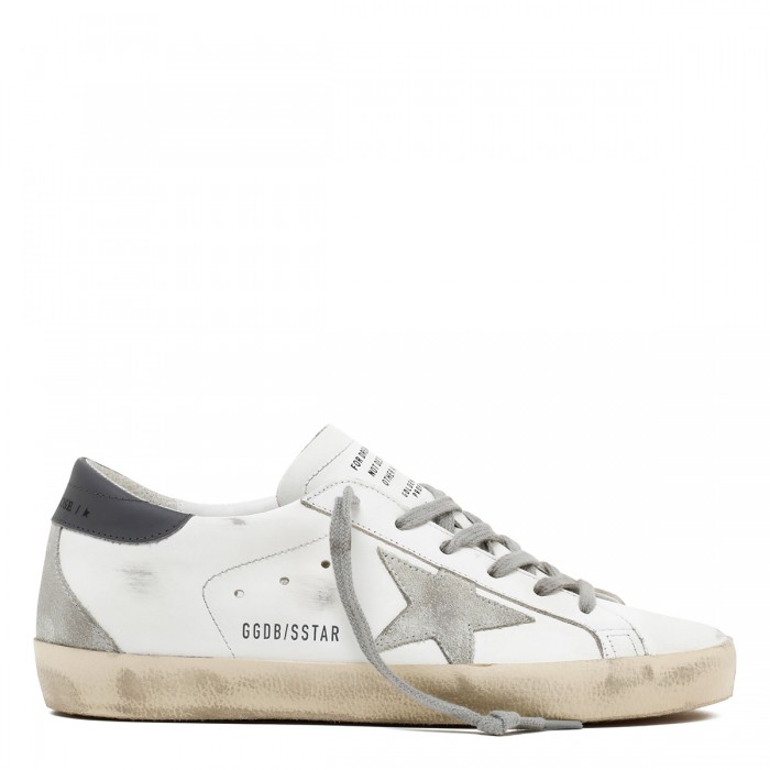 SuperStar white and dark gray sneakers