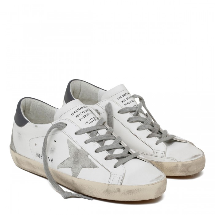 SuperStar white and dark gray sneakers
