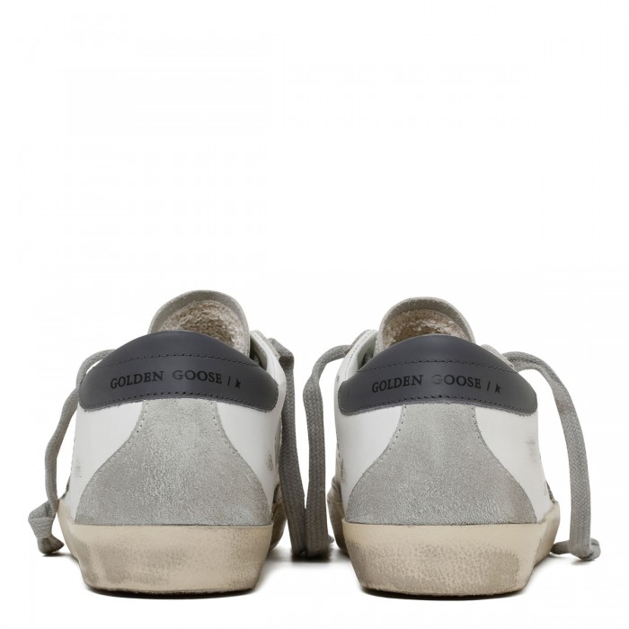 SuperStar white and dark gray sneakers