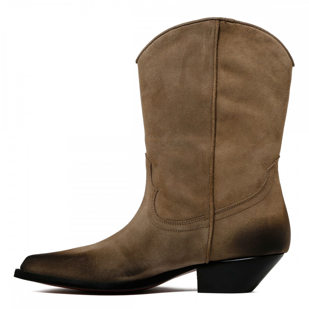 Frisco suede booties