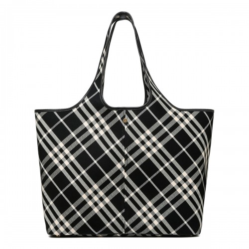 Medium check tote