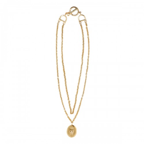 Bocca charm necklace