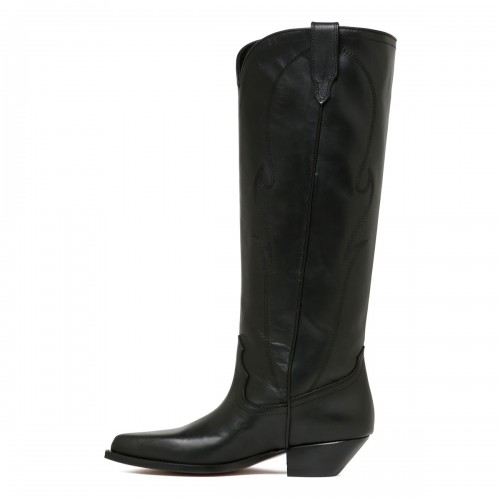 Rancho black leather boots 2