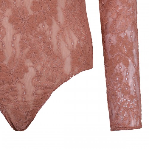 Blush hue lace bodysuit 2