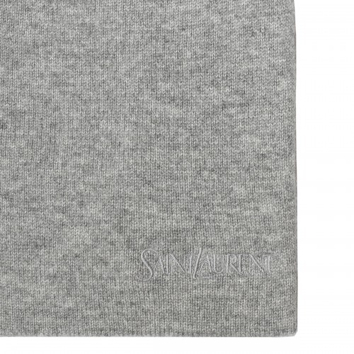 Graphite gray cashmere beanie 2