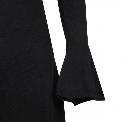 Black cut-out mini dress 2