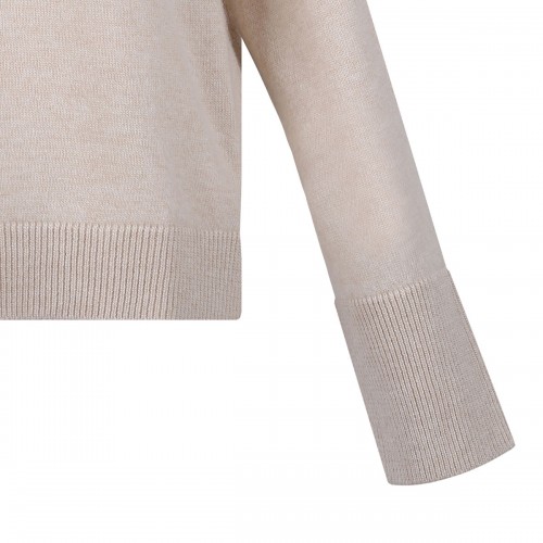 Butter-hue wool blend sweater 2