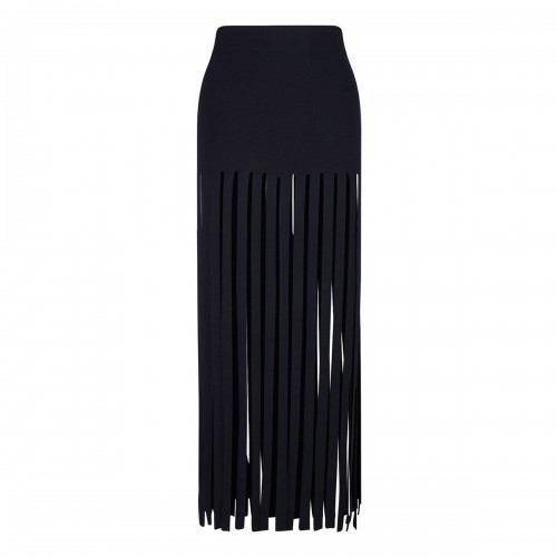 Eclectic fringes skirt