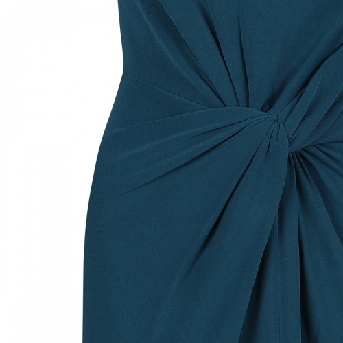 Asymmetric satin crepe maxi... 2