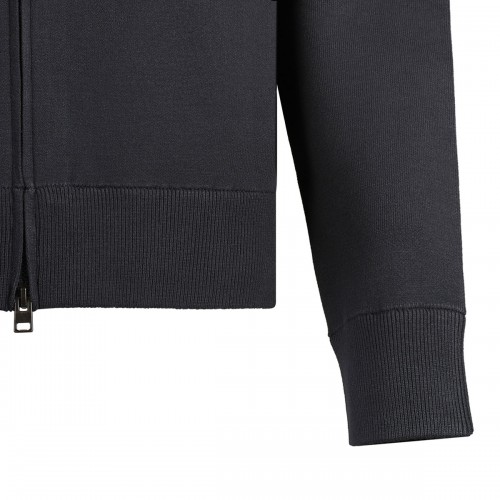 Graphite gray zipped hoodie 2