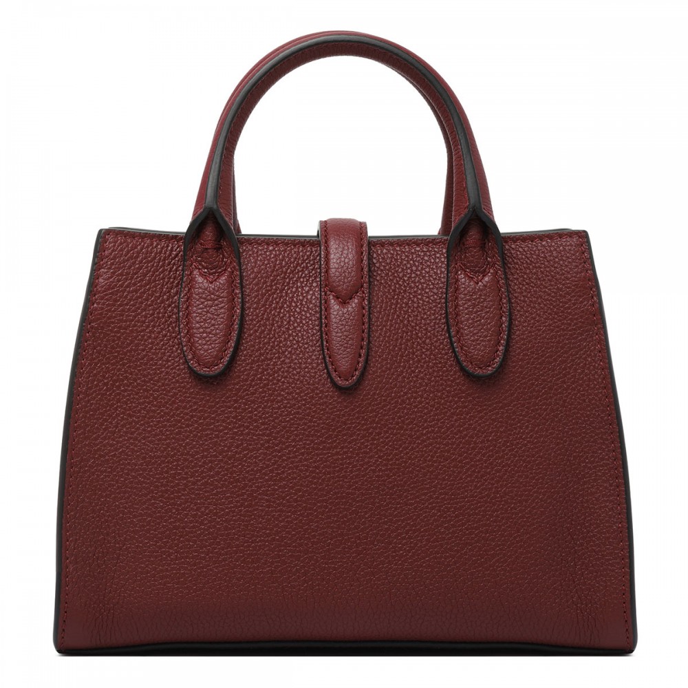 Rosso ancora small tote bag