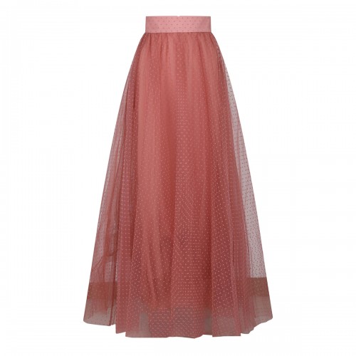 Tulle blush hue skirt