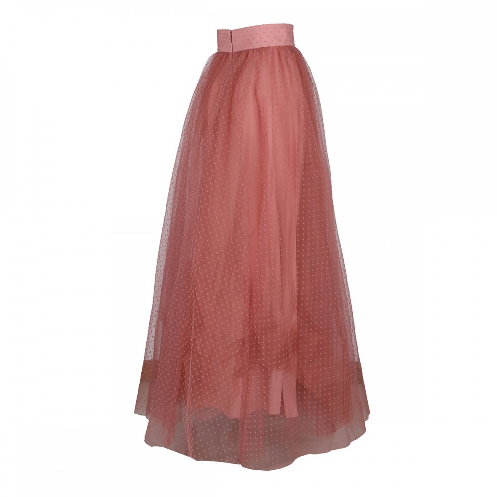 Tulle blush hue skirt
