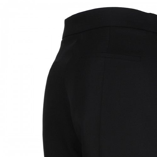 Black wool gabardine pants 2