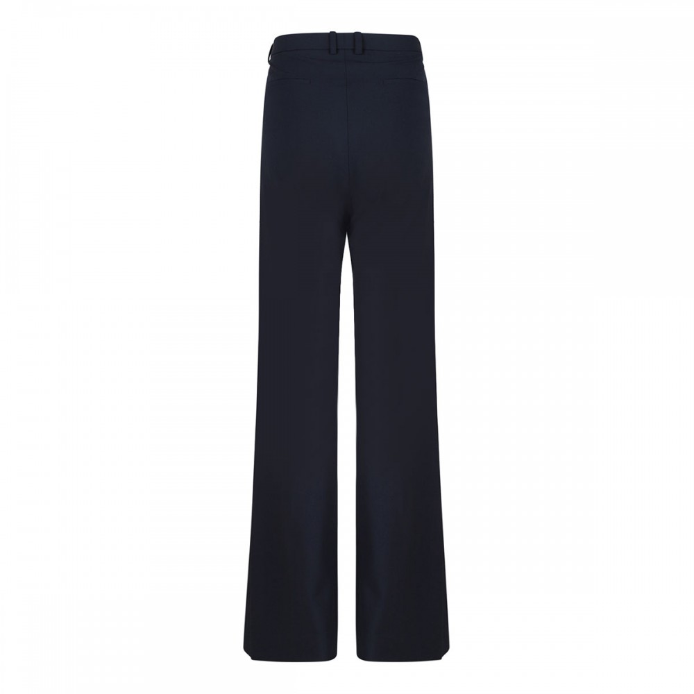 Demitria black wool pants