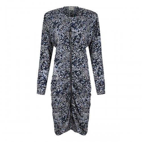 Hermina silk-blend midi dress