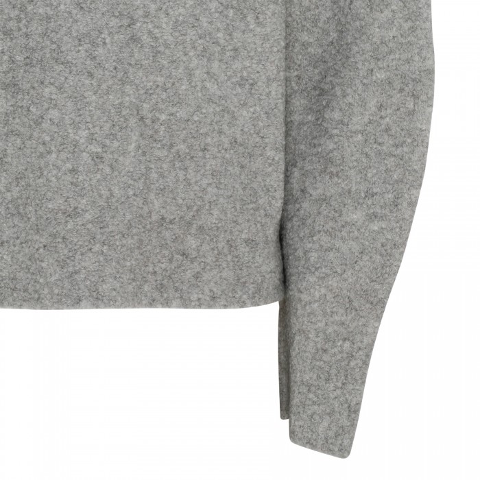Wool-blend turtleneck sweater