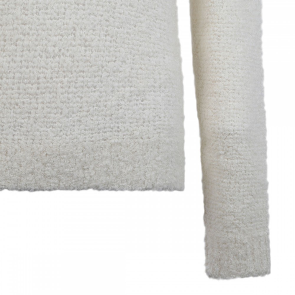 Alpaca blend fluffy sweater