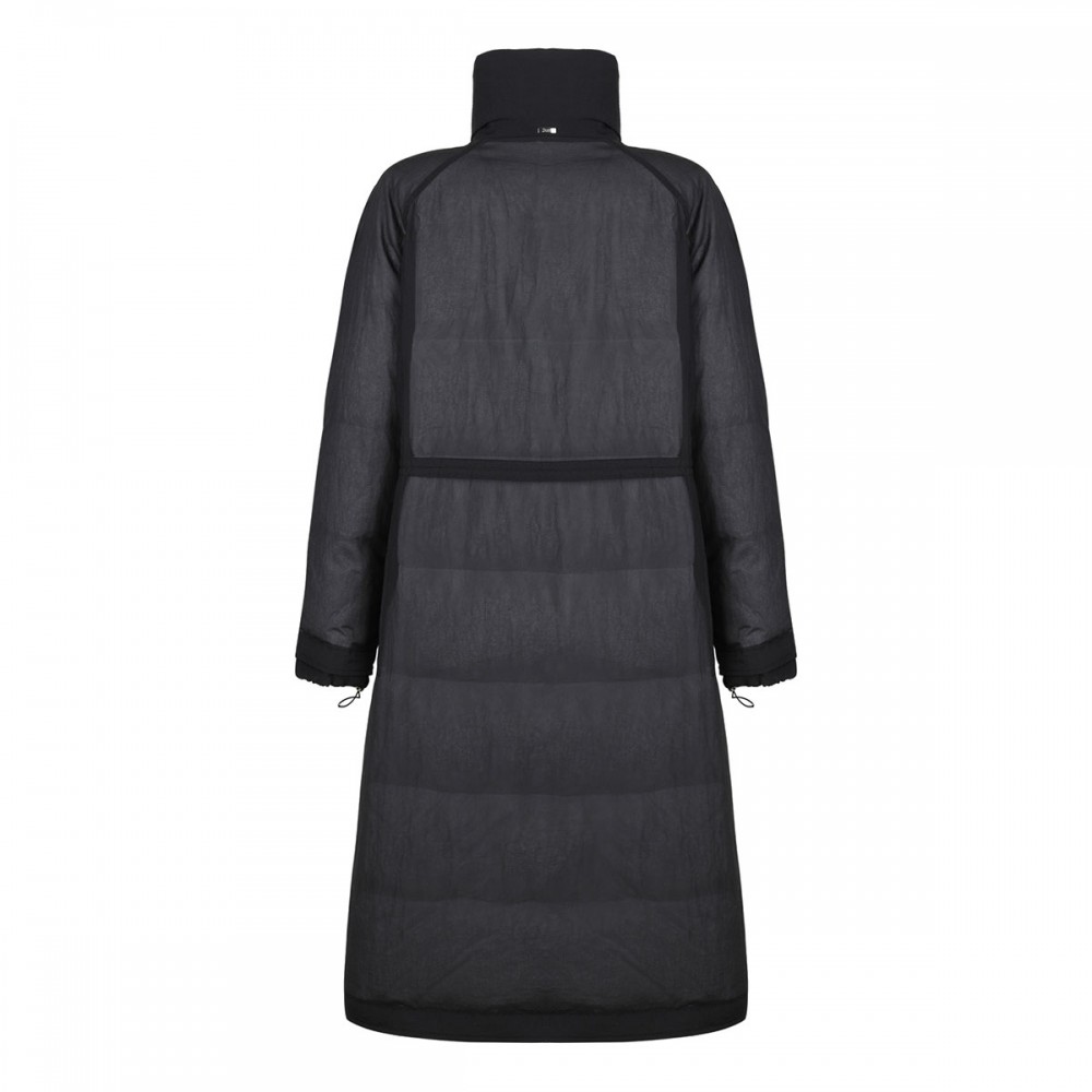 Black down parka coat