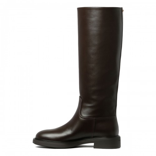 Moka-hue leather boots 2
