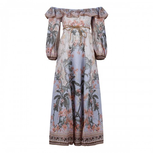 Wylie off-shoulder midi dress