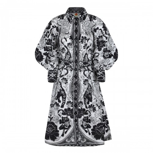 Flower leopards off-white...