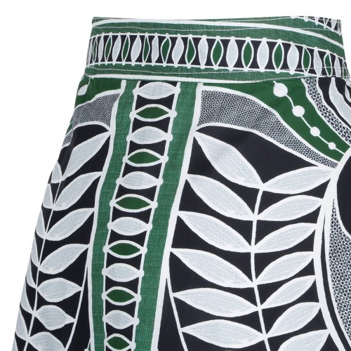 Mixed print cotton skirt 2